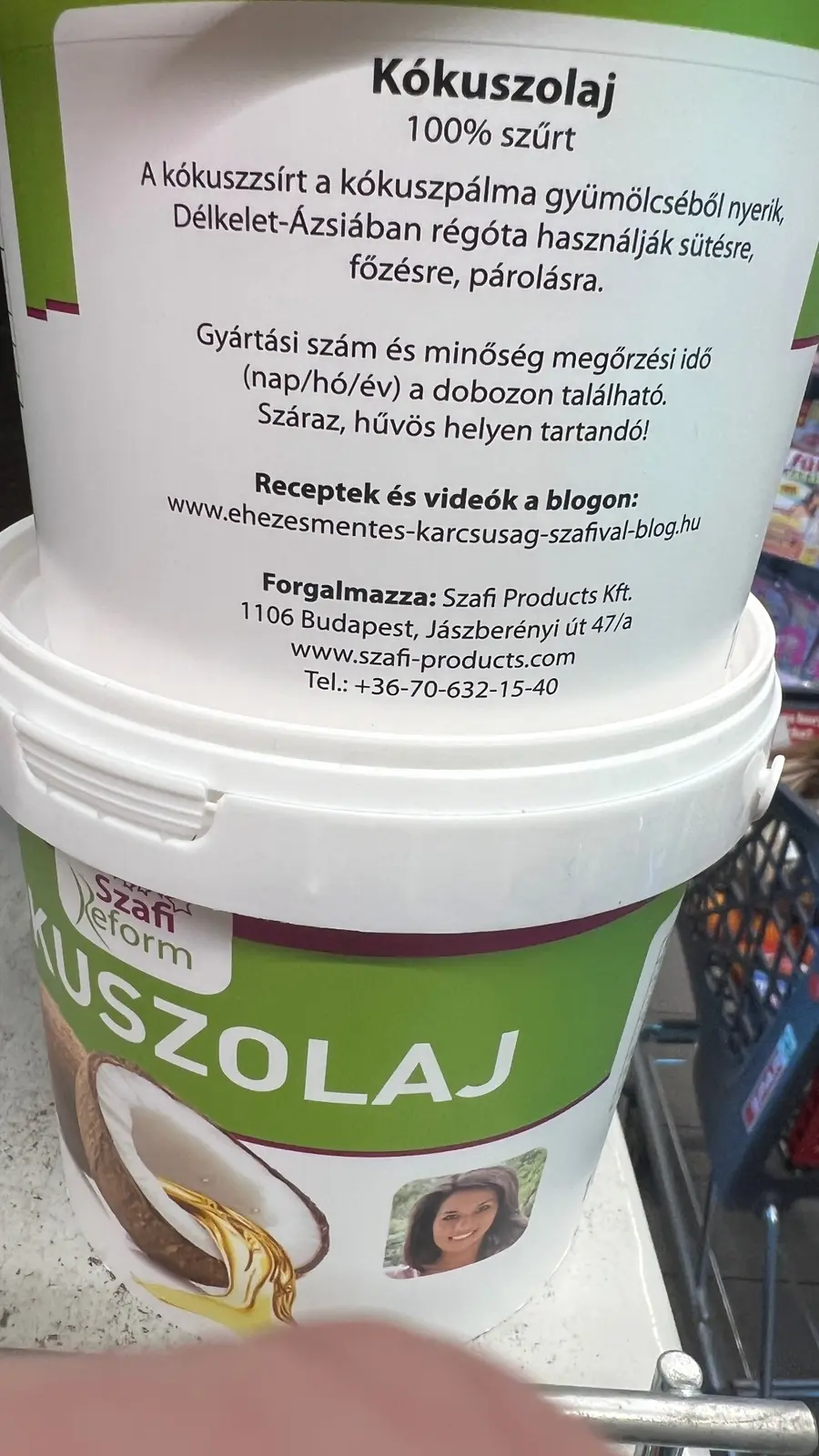 Receptblogot vagy felhasználási ötleteket jelző termékcímke