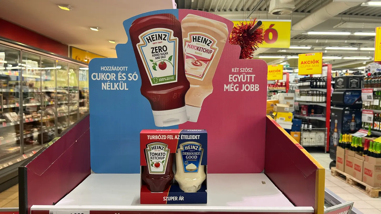 Két egymást kiegészítő Heinz szósz együtt